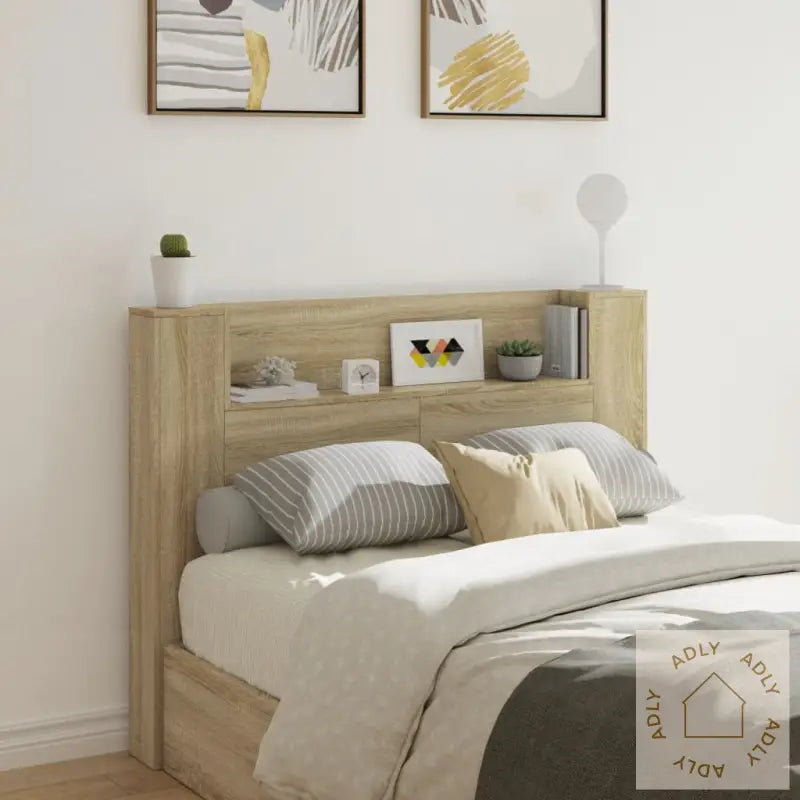 Hodegavl Skap Med Led Sonoma Eik 140X16,5X103,5 Cm