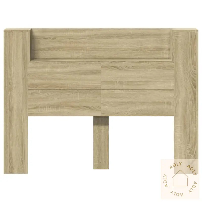 Hodegavl Skap Med Led Sonoma Eik 140X16,5X103,5 Cm