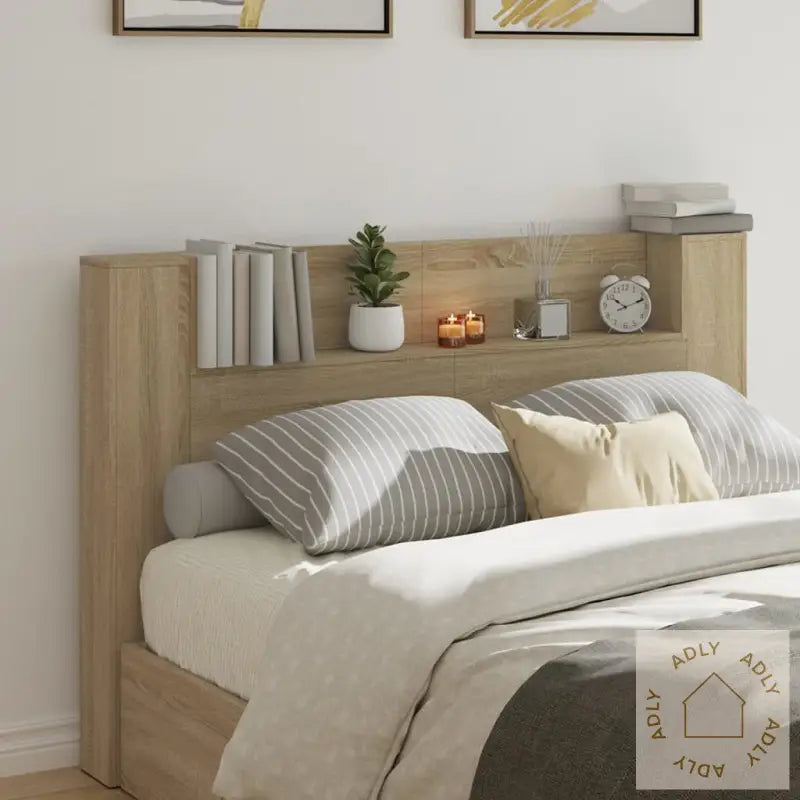 Hodegavl Skap Med Led Sonoma Eik 160X16,5X103,5 Cm