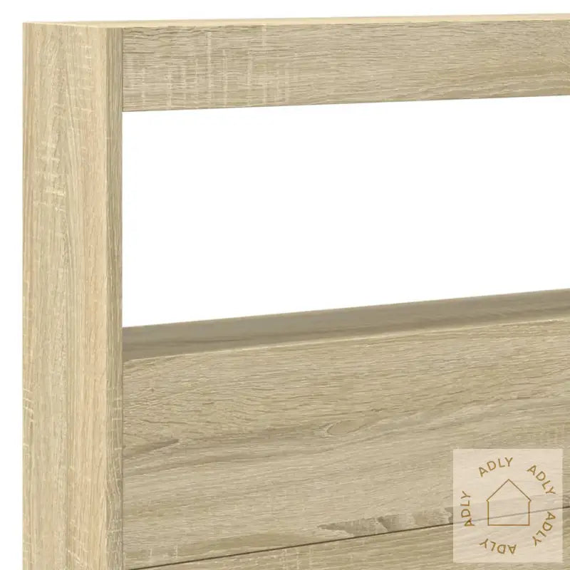 Hodegavl Skap Med Led Sonoma Eik 220X17X102 Cm