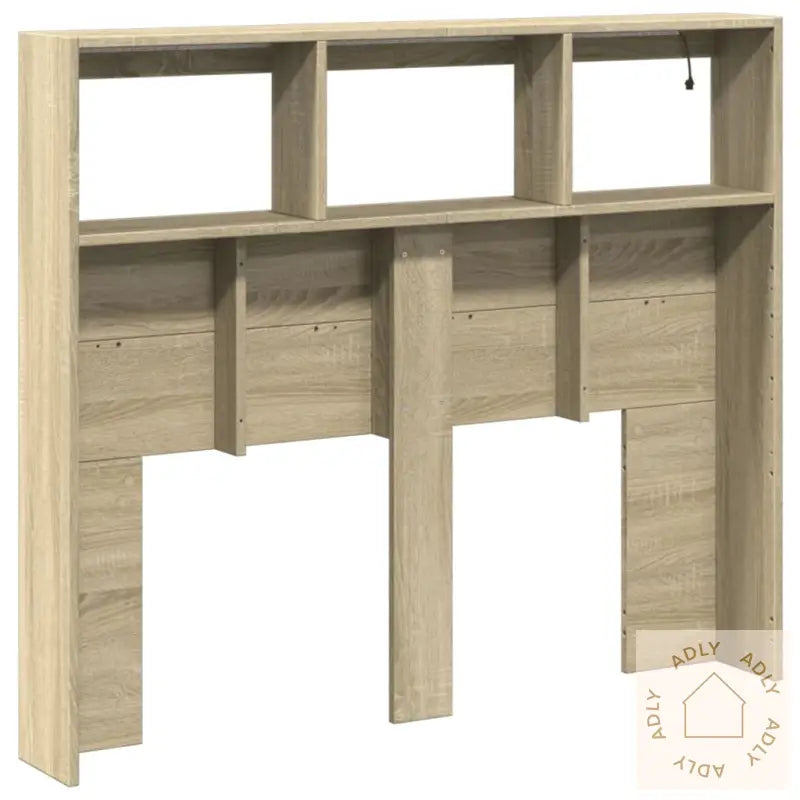 Hodegavl Skap Med Led Sonoma Eik 120X17X102 Cm