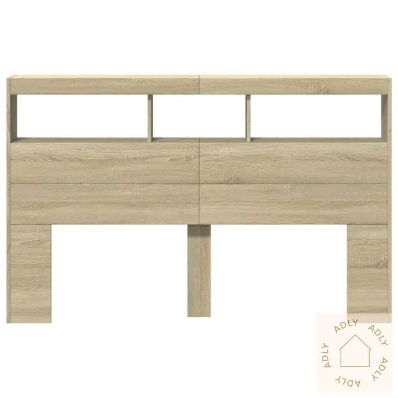Hodegavl Skap Med Led Sonoma Eik 160X17X102 Cm