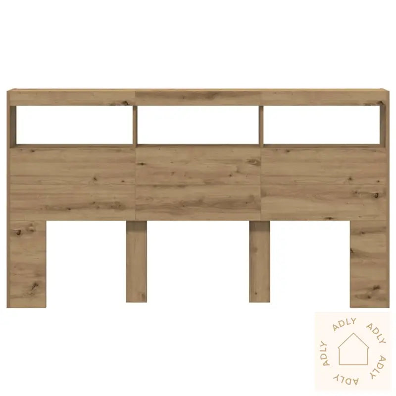 Hodegavl Skap Med Led Artisan Eik 180X17X102 Cm