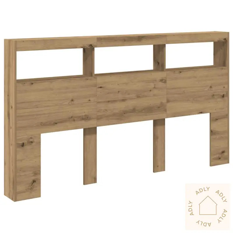 Hodegavl Skap Med Led Artisan Eik 180X17X102 Cm
