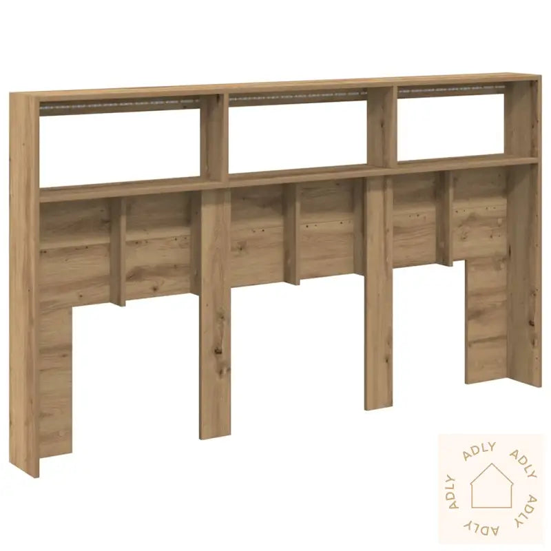 Hodegavl Skap Med Led Artisan Eik 180X17X102 Cm