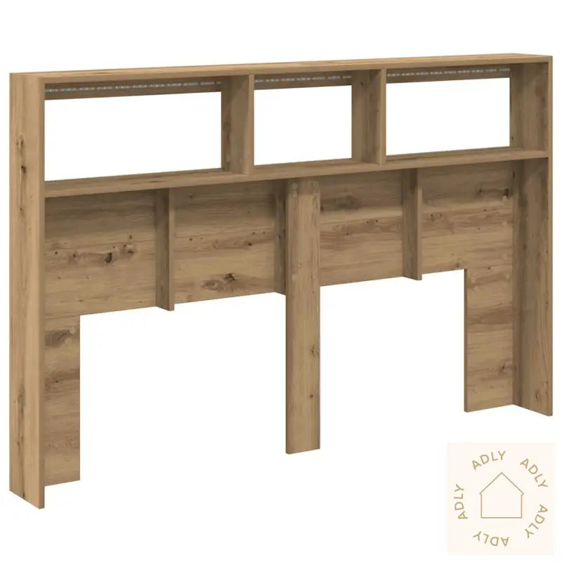 Hodegavl Skap Med Led Artisan Eik 160X17X102 Cm