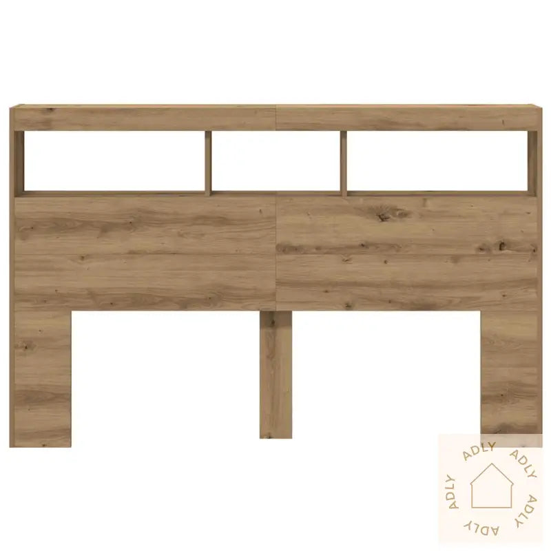 Hodegavl Skap Med Led Artisan Eik 160X17X102 Cm