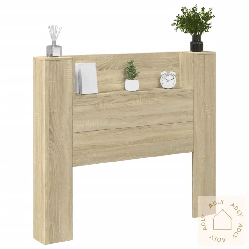 Hodegavl Skap Med Led Sonoma Eik 120X16,5X103,5 Cm
