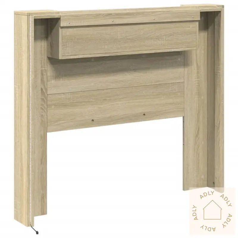 Hodegavl Skap Med Led Sonoma Eik 120X16,5X103,5 Cm