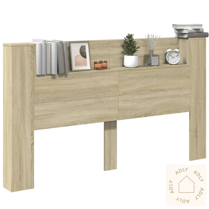 Hodegavl Skap Med Led Sonoma Eik 180X16,5X103,5 Cm