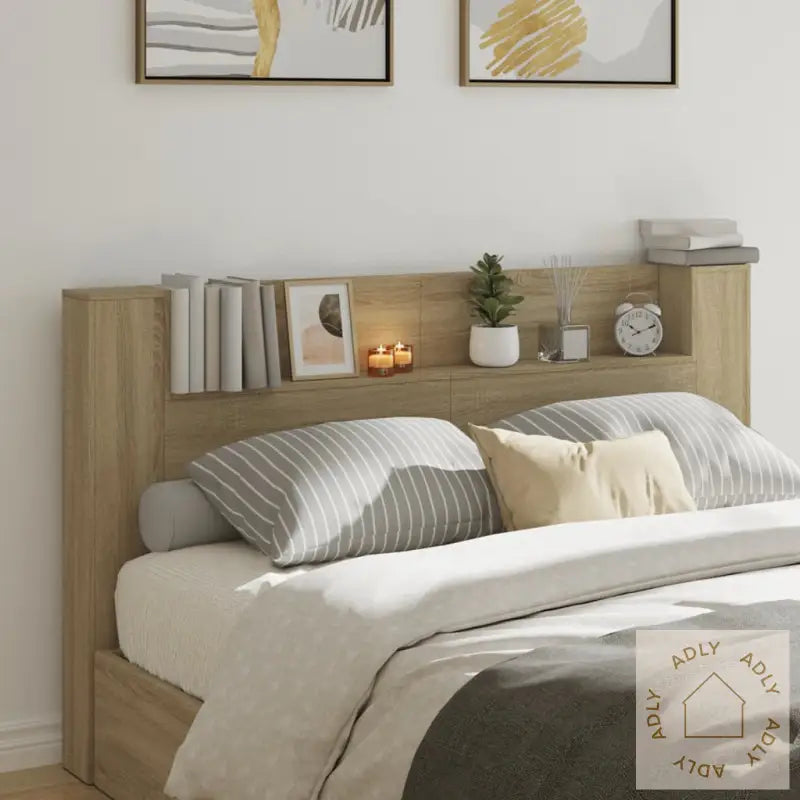 Hodegavl Skap Med Led Sonoma Eik 180X16,5X103,5 Cm