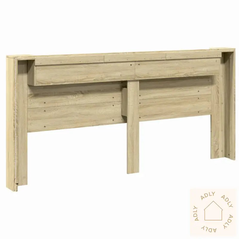 Hodegavl Skap Med Led Sonoma Eik 220X16,5X103,5 Cm