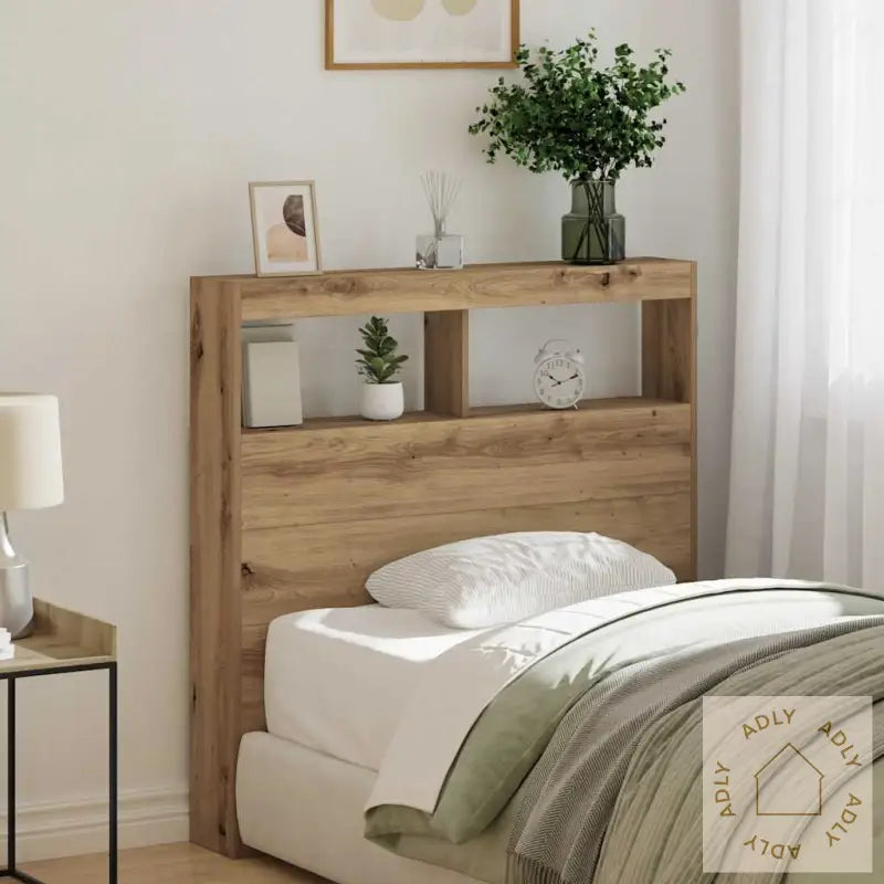 Hodegavl Skap Med Led Artisan Eik 100X17X102 Cm