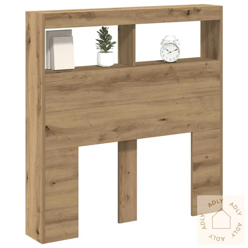 Hodegavl Skap Med Led Artisan Eik 100X17X102 Cm