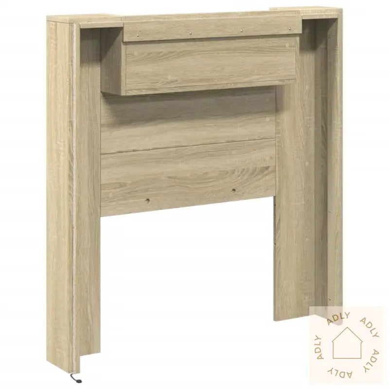 Hodegavl Skap Med Led Sonoma Eik 100X16,5X103,5 Cm