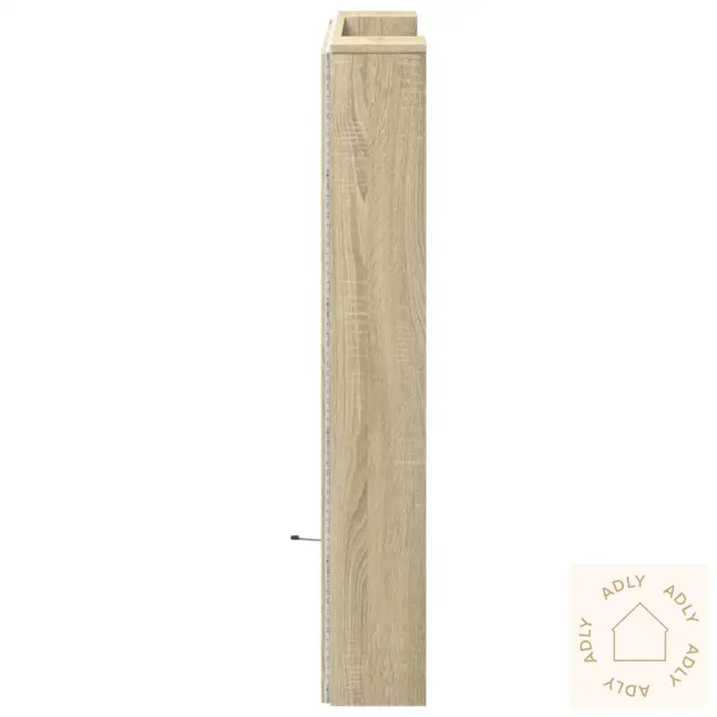 Hodegavl Skap Med Led Sonoma Eik 100X16,5X103,5 Cm