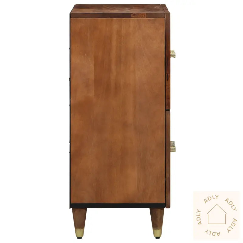 -Serviesskap Honningbrun Solid Akasietre 60 X 33 X 75 Cm