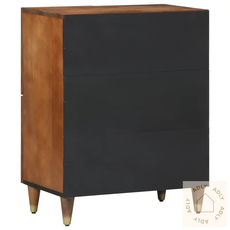 -Serviesskap Honningbrun Solid Akasietre 60 X 33 X 75 Cm