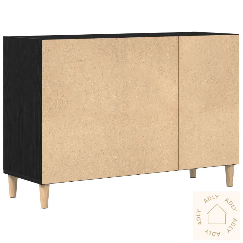 Sideboard I Svart Eik 103,5X35X70 Cm Laget Av Tre