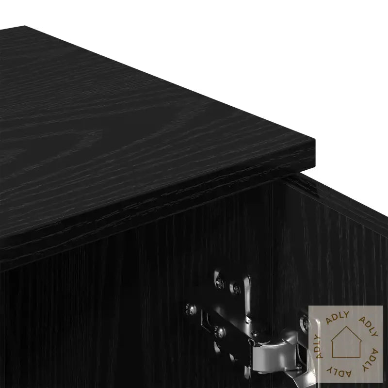 Svart Eik Sideboard - 30X30X70 Cm