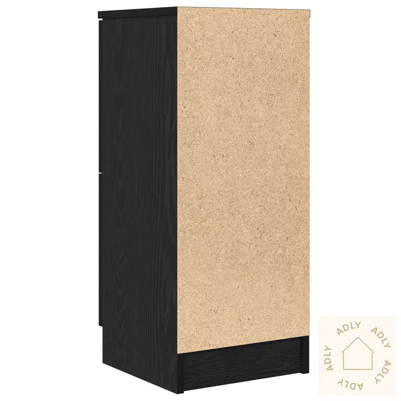 Svart Eik Sideboard - 30X30X70 Cm