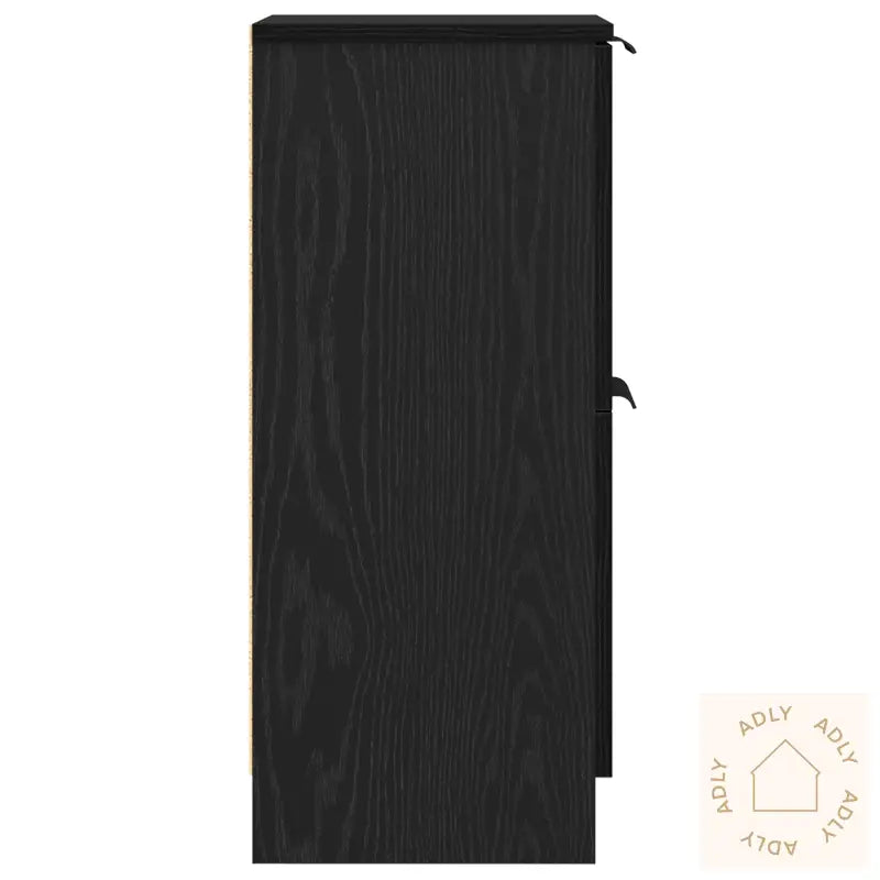 Svart Eik Sideboard - 30X30X70 Cm
