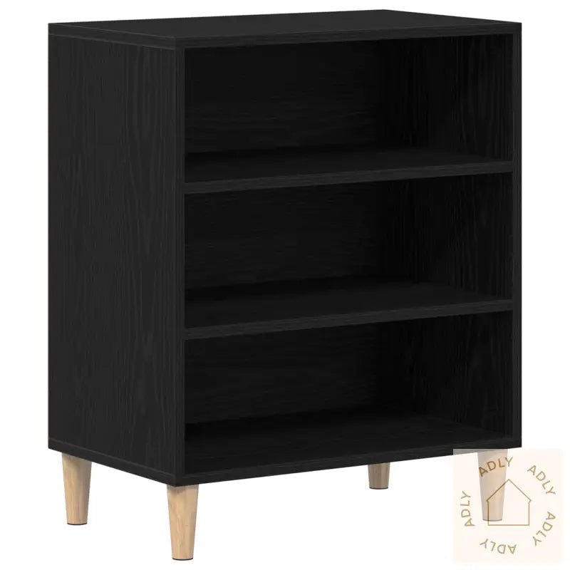 Sideboard I Svart Eik 57X35X70 Cm Laget Av Tre