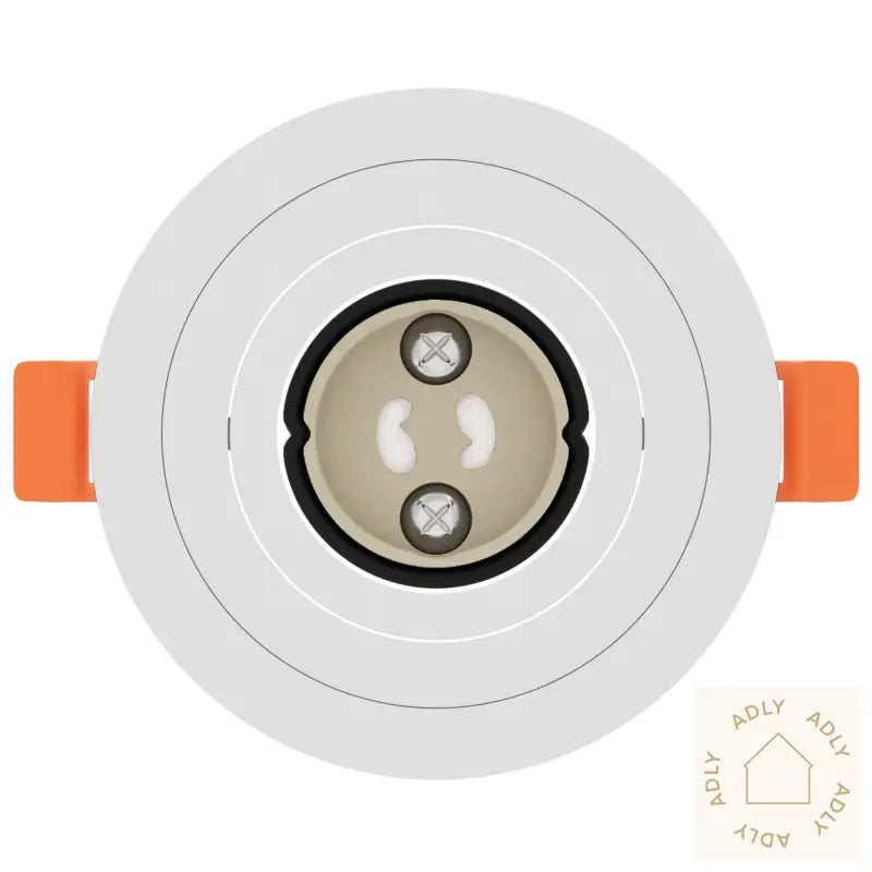 Innfelte Spotlights 24 Stk Runde Gu10 Hvite Ø91 Mm