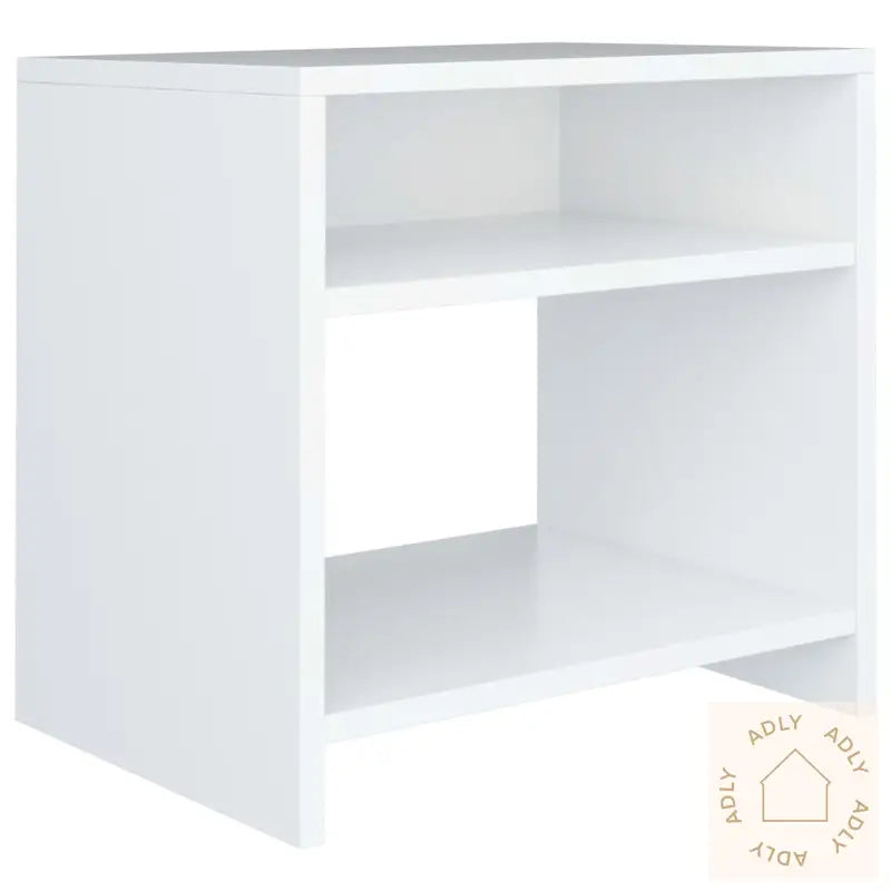 Nattbord 2 Stk Hvit 40X30X40 Cm Konstruert Tre