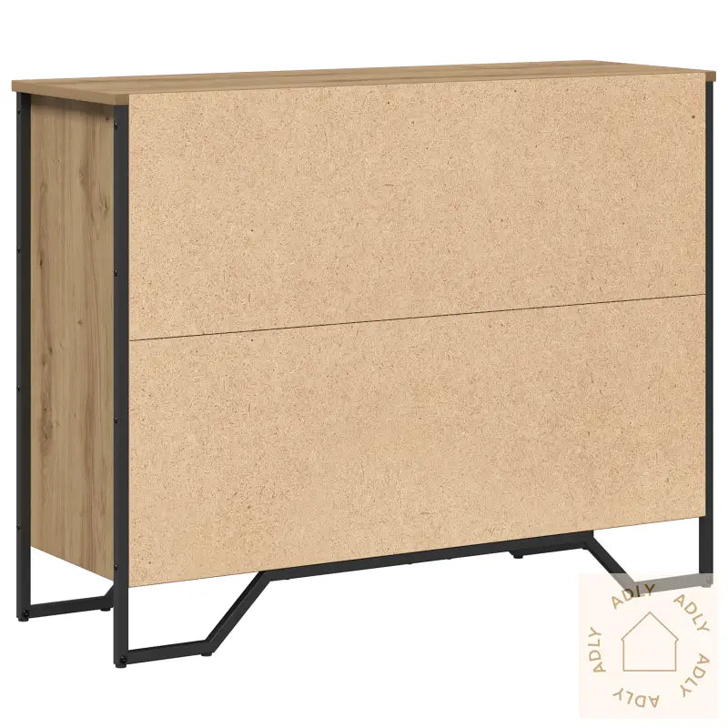 Sideboard Artisan Oak 97X32,5X74,5 Cm Konstruert Tre