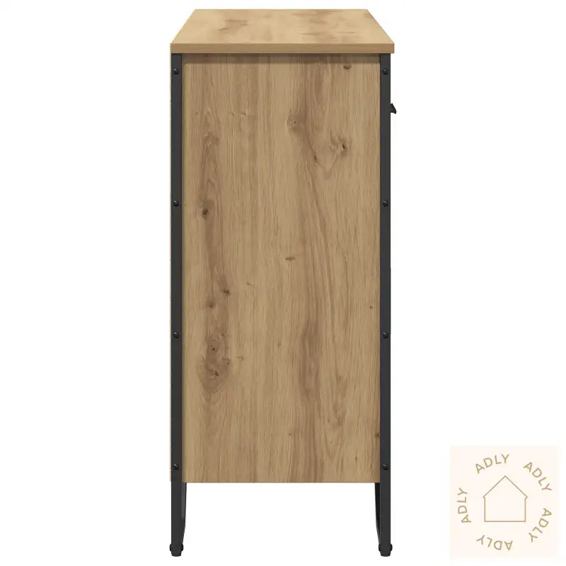 Sideboard Artisan Oak 97X32,5X74,5 Cm Konstruert Tre