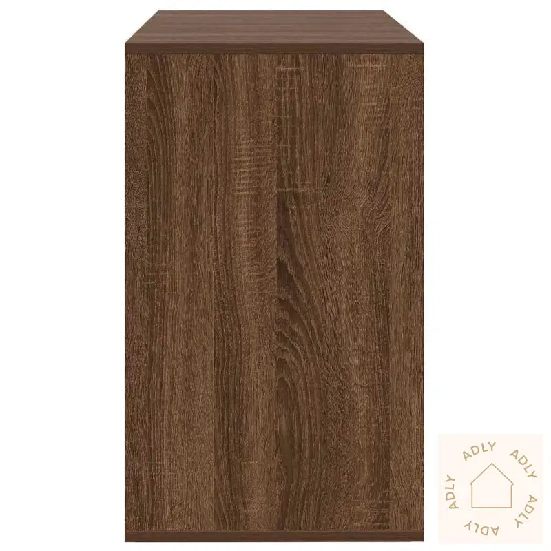 Sideboard Brun Eik 120X41X75 Cm Konstruert Tre