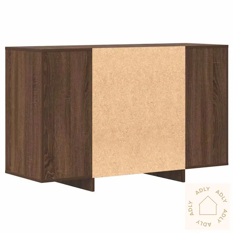 Sideboard Brun Eik 120X41X75 Cm Konstruert Tre