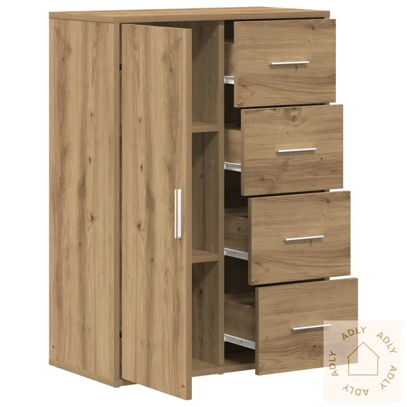 Sideboard Artisan Eik 60X31X84 Cm Konstruert Tre