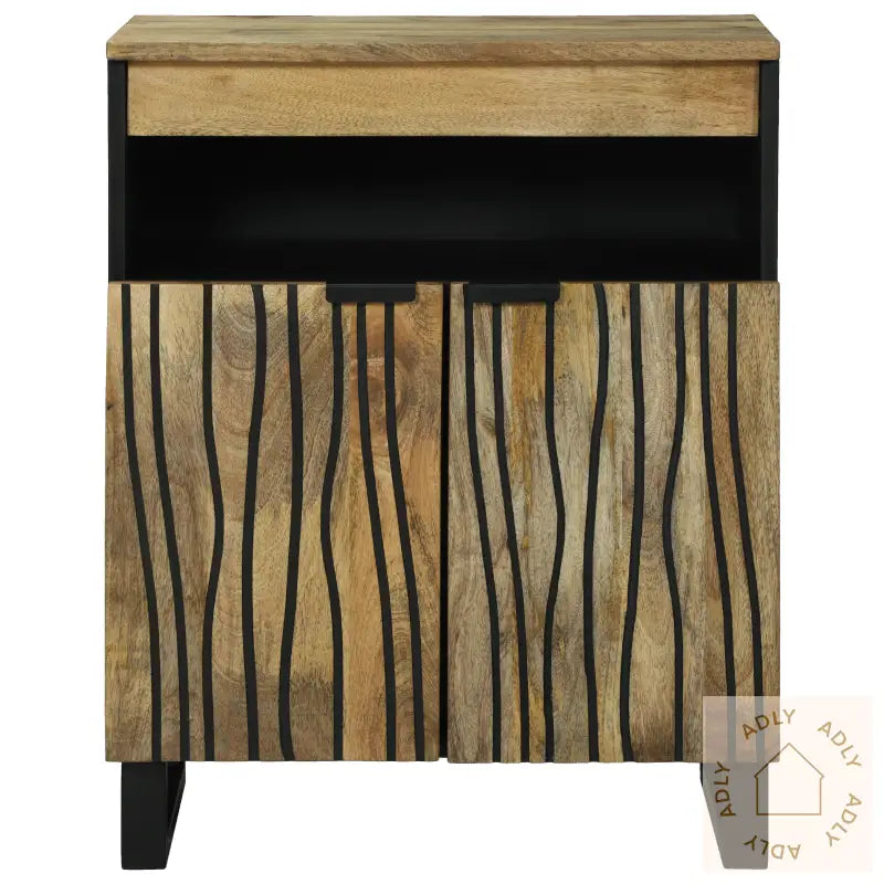 Sideboard 60X33.5X75 Cm Massivt Tre Mango