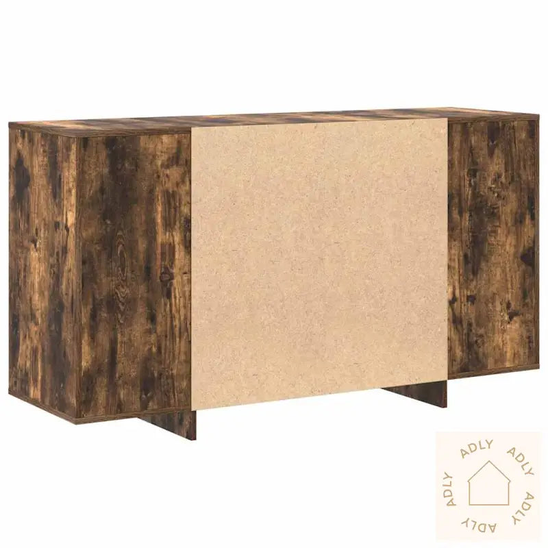 Røkt Eik Sideboard Røkt Eik Tre 135 X 41 X 75 Cm Oppbevaring