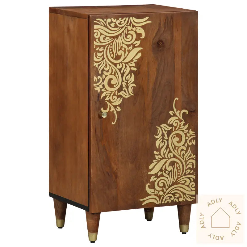 Sideboard 40X33X75 Cm Solid Tre Mango