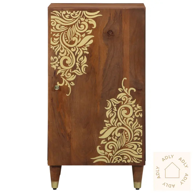 Sideboard 40X33X75 Cm Solid Tre Mango