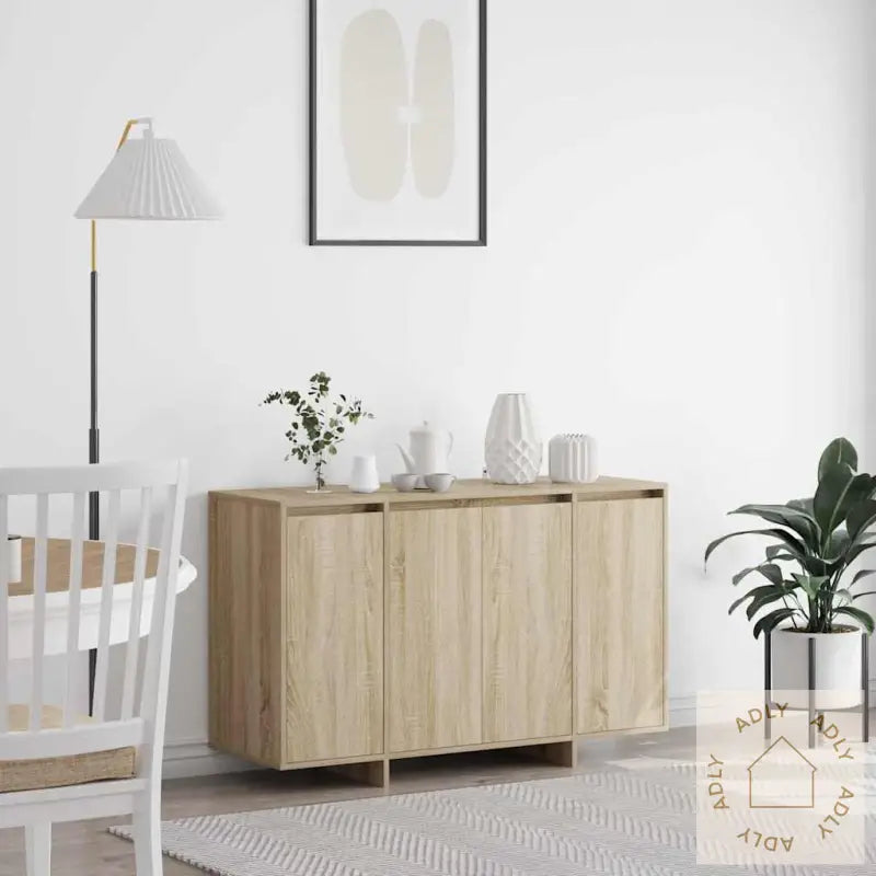 Sonoma Eik Sideboard Sonoma Eik Konstruert Tre 120 X 41 X 75 Cm