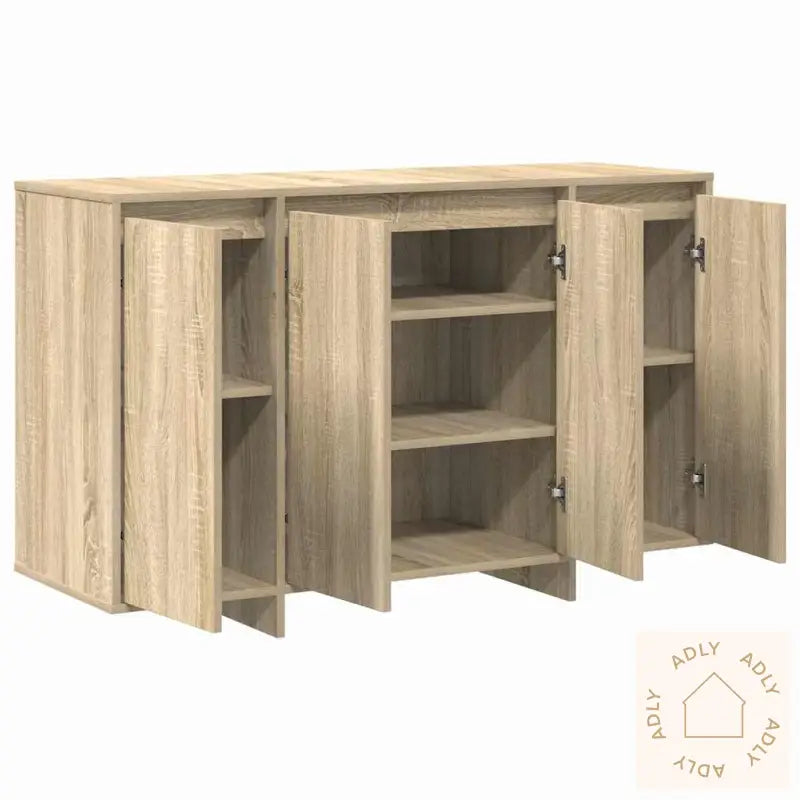 Sonoma Eik Sideboard Sonoma Eik Konstruert Tre 120 X 41 X 75 Cm