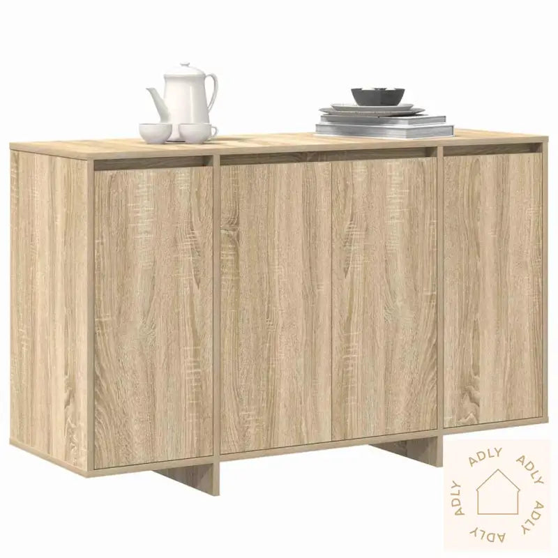 Sonoma Eik Sideboard Sonoma Eik Konstruert Tre 120 X 41 X 75 Cm