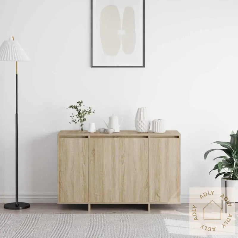 Sonoma Eik Sideboard Sonoma Eik Konstruert Tre 120 X 41 X 75 Cm