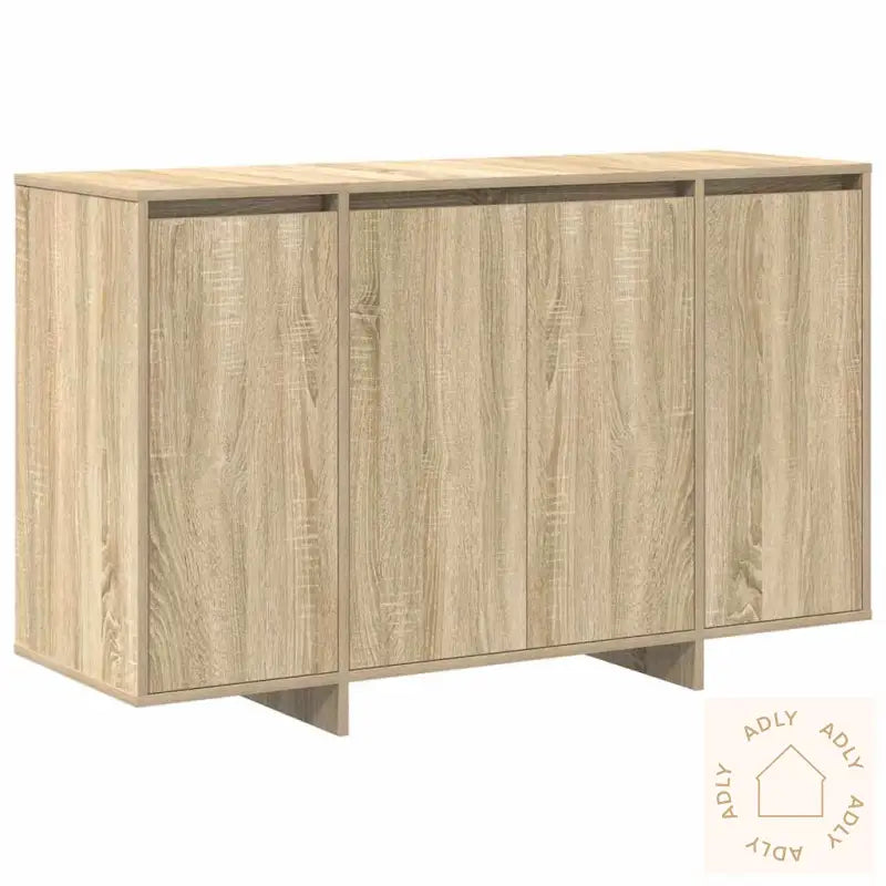 Sonoma Eik Sideboard Sonoma Eik Konstruert Tre 120 X 41 X 75 Cm