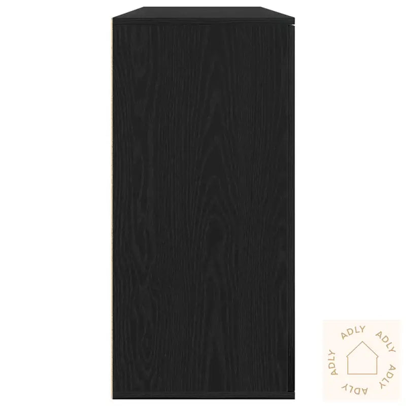Sideboards 2 Stk Svart Eik 79X38X80 Cm Konstruert Tre