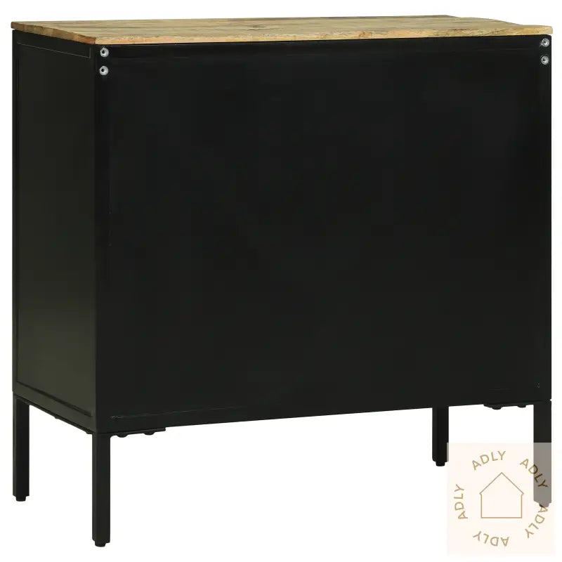 Sideboard 70X35X70 Cm Solid Rough Wood Mango