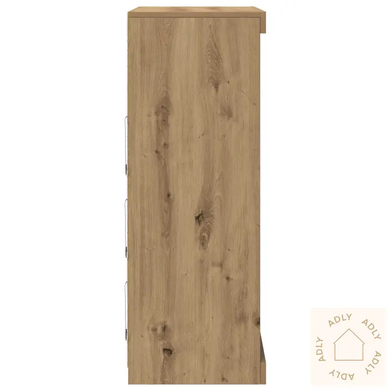 Sideboard Med Led Lys Artisan Eik 41X37X100 Cm