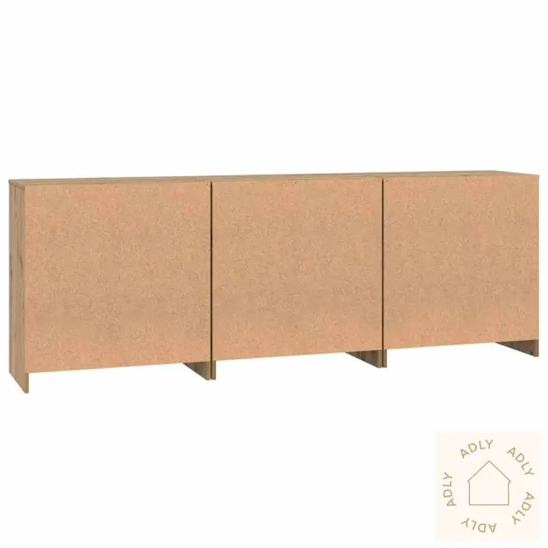 Skap Med Hylle Annet 3 Pcs Artisan Eik 70 X 41 X 75 Cm Konstruert Tre