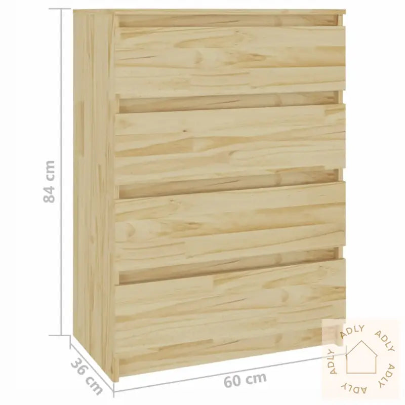 Sideskap 60X36X84 Cm Heltre Furu