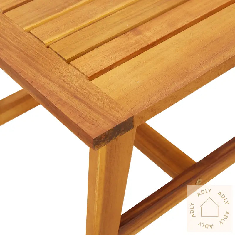 Sidebord 45X45X40 Cm Massivt Tremøbel Akasietre