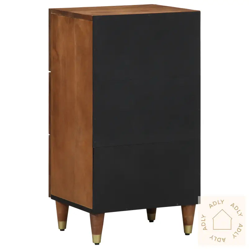 Sidebord Honningbrun Massivt Tre 40 X 33 X 75 Cm Sidebord